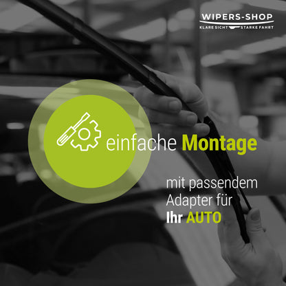 Einfache Montage mit passendem Adapter für Ihr Auto