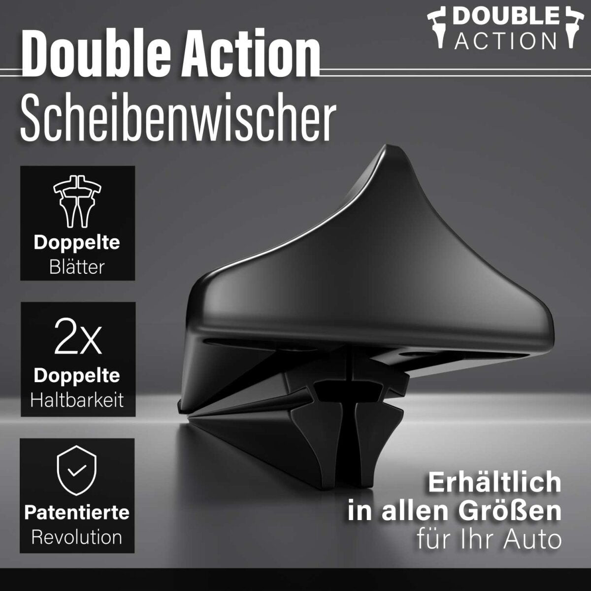 Doppelscheibenwischer für DS DS3 | Bj. 15-20 | Double Action