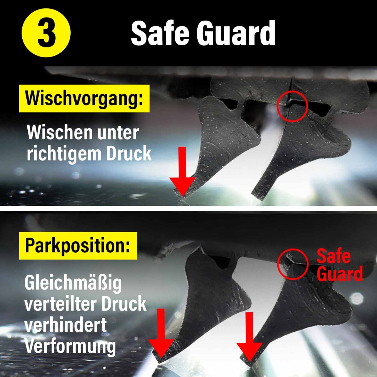 Doppelscheibenwischer für SAAB 9000 | Bj. 85-98 | Double Action