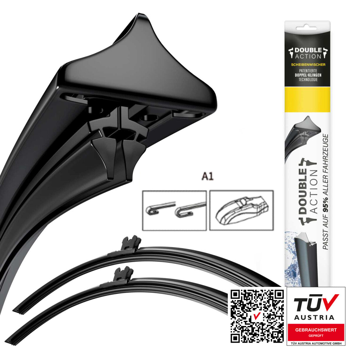 Doppelscheibenwischer für SUZUKI Swift 5p. | ab 2017 | Double Action