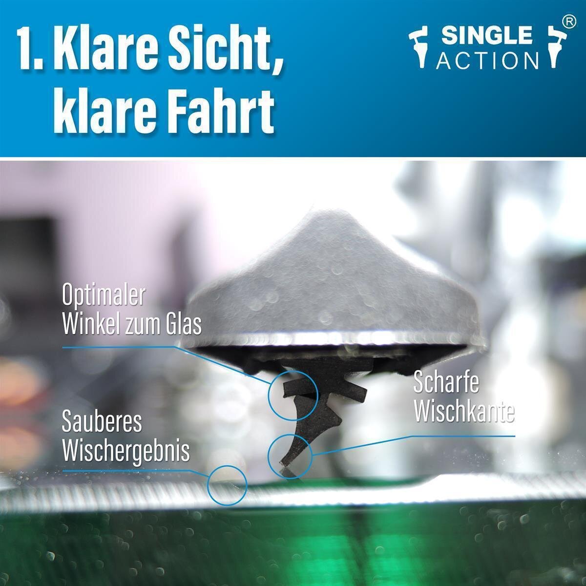 Scheibenwischer für KIA Sorento | ab 2009 | Single Action