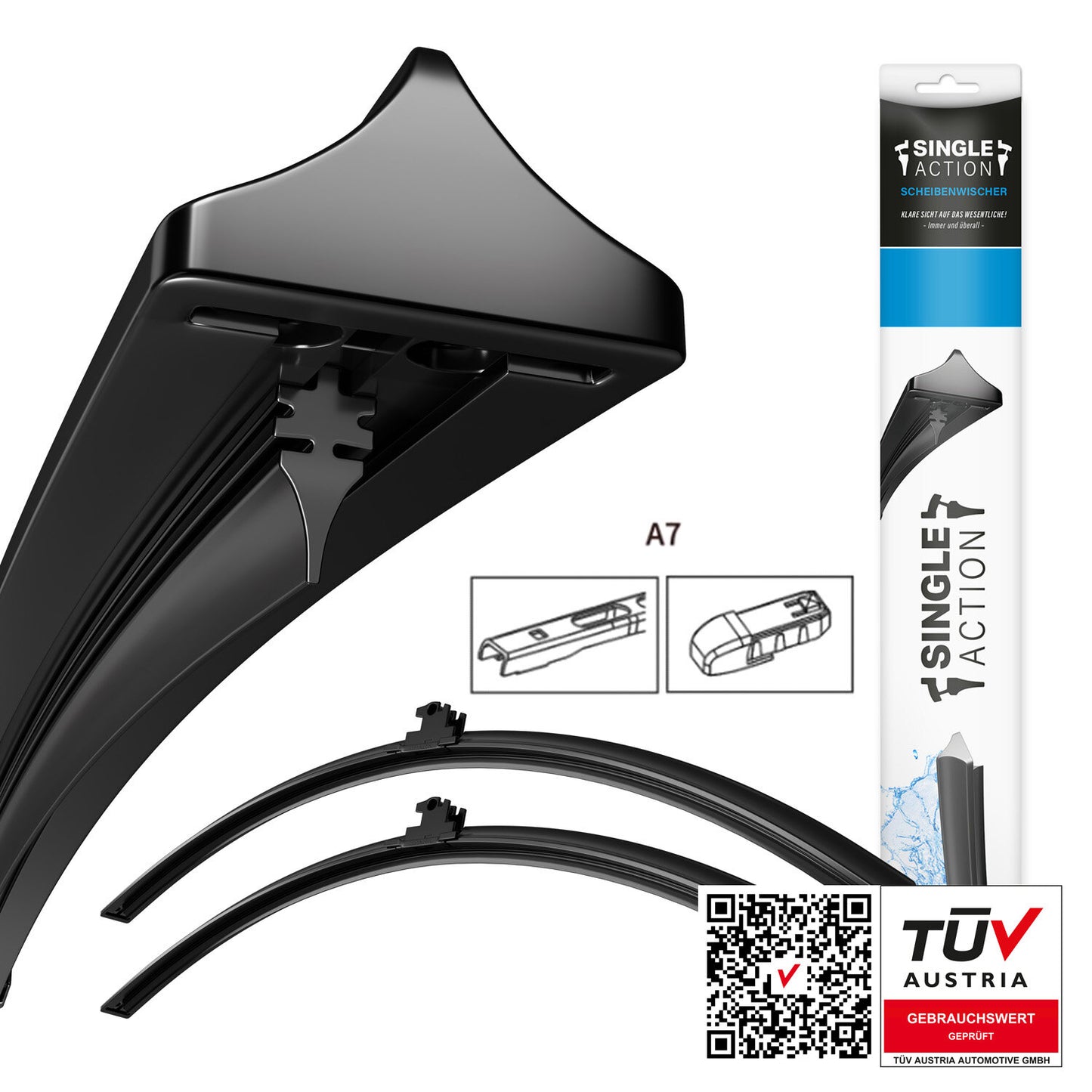 Scheibenwischer für OPEL Corsa F | ab 2019 | Single Action