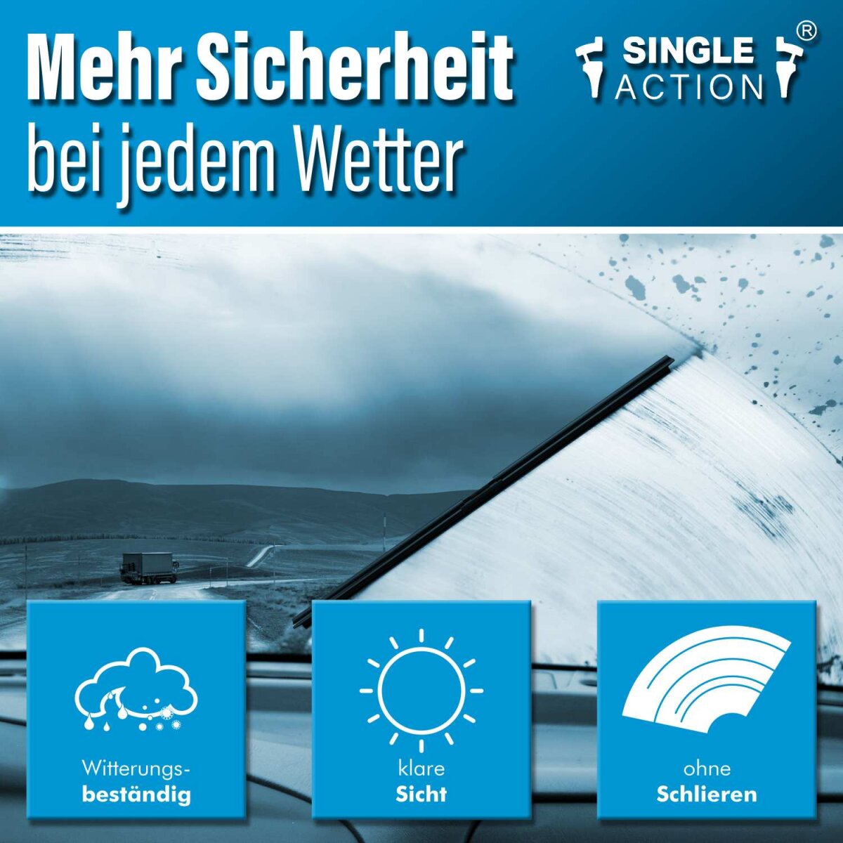 Scheibenwischer für PORSCHE Cayman | ab 2016 | Single Action