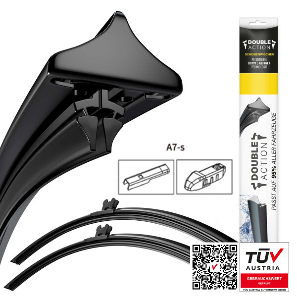 Doppelscheibenwischer für SEAT Leon SC | Bj. 13-18 | Double Action
