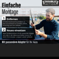 Doppelscheibenwischer für TOYOTA Corolla liftback | Bj. 92-95 | Double Action