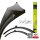 Wischerblätter für AUDI S4 Avant | Bj. 97-01 | Basic Action | Set für Frontscheibe | Länge: 530/530mm