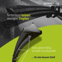 Wischerblätter für BMW Serie 2 Active Tourer (F45) | ab 2014 | Basic Action | Set für Frontscheibe | Länge: 650/480mm