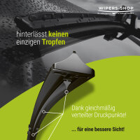 Wischerblätter für NISSAN Navara | ab 2005 | Basic Action | Set für Frontscheibe | Länge: 600/480mm