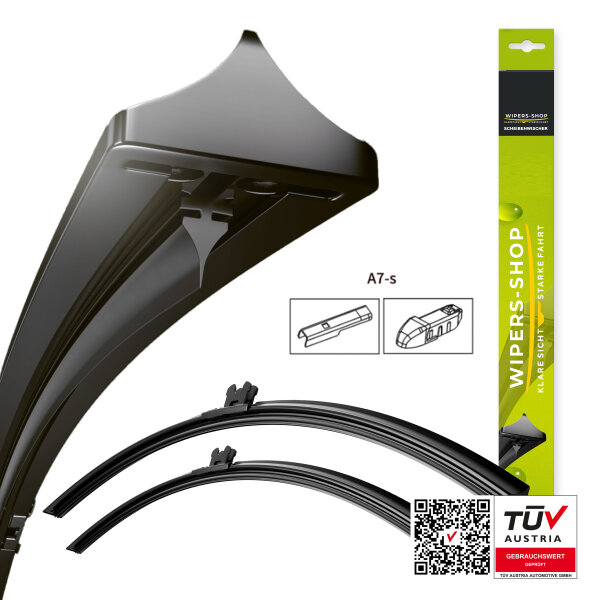 Wischerblätter für SEAT Mii | ab 2019 | Basic Action | Set für Frontscheibe | Länge: 600/380mm