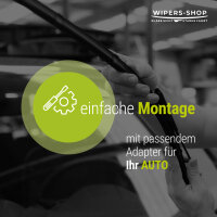 Wischerblätter für VOLKSWAGEN Passat | ab 2014 | Basic Action | Set für Frontscheibe | Länge: 650/480mm